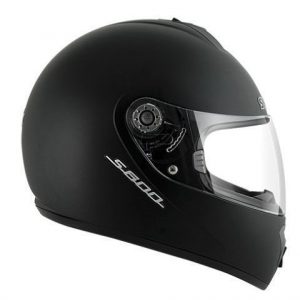 Shark-S600-solid-matt-black-helmet-side
